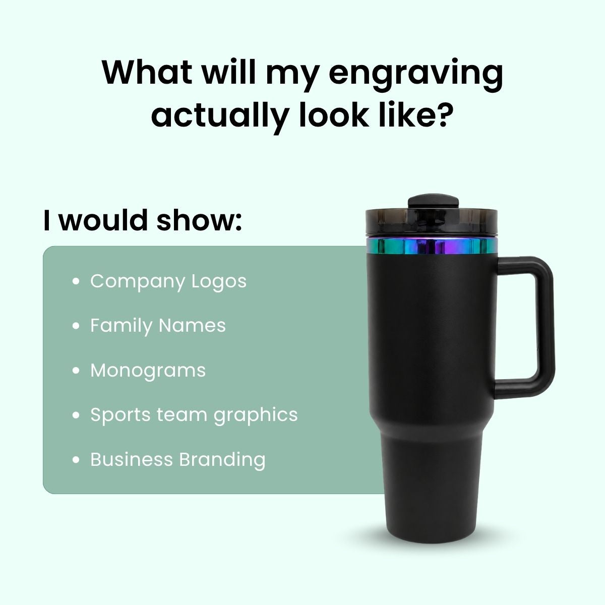 Everetched Engrave tumblers