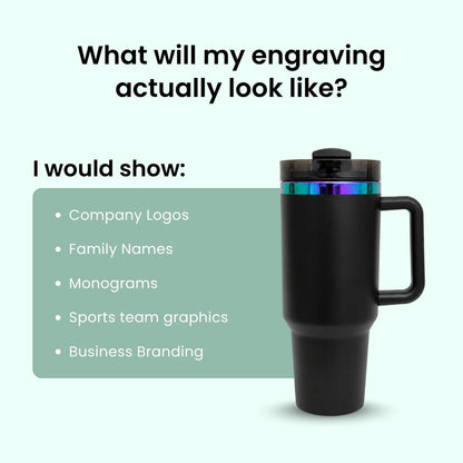 Everetched Engrave tumblers
