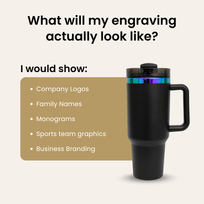 Everetched Engrave tumblers